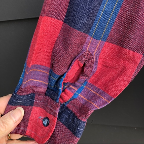 Vintage Sears - The Men’s Store - Plaid button down Shirt  - made in Canada - M - Picture 4 of 4